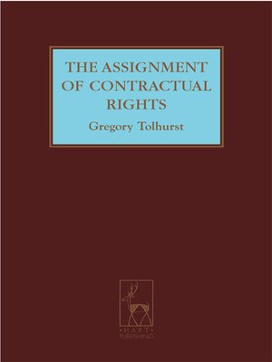 cover image of The Assignment of Contractual Rights